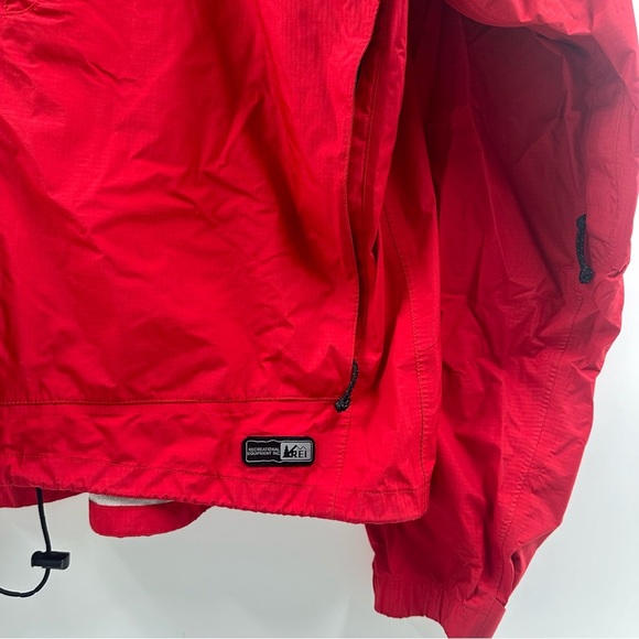 REI Elements Men’s XL Red Rain Jacket / Windbreaker - Picture 2 of 8